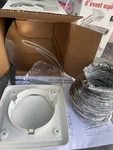 (1)-BROAN-NUTONE 3 IN./4 Exhaust Fan Wall Vent Kit WVK2A. Fixed Price $25.00.