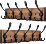 2PCS Coat Rack Wall Mount Wooden Hat For Hooks Pine Real Plank 16. Fixed Price $25.72.