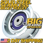 033-5001-00 Bigbearing Idler Pulley For Badboy 5.75" 5-3/4 Rebuildable Seamless. Fixed Price $32.99.