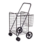 Topbuy Utility Folding Shopping Cart With Swivel Wheels Easy Storage. Fixed Price $54.59.