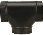 Black Stove Pipe Clean Out Tee Joint, 24 Gauge, 7 In. - BM0084. Fixed Price $52.58.