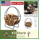 Sunnydaze Weather-resistant Firewood Holder 24-INCH Tubular Steel Storage Rack. Fixed Price $90.99.