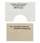 Quadrafire Wood Stove Baffle Board & Blanket Kit- 4100 Act PP2564 832-3520. Fixed Price $119.95.