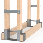 Racks Outdoor,firewood Holder Lumber Storage Rack, Adjustable Any.... Fixed Price $54.45.