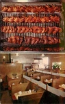 Split View Postcard Original Barbecue Rotisserie Spit Vermont Ave Los Angeles. Fixed Price $14.95.