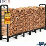 Outdoor Firewood Rack Heavy Duty Log Storage Holder Patio Camping Yard New. Fixed Price $96.24.