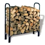 Deluxe Log Rack -half Face Cord- Firewood Storage Black Painted. Fixed Price $39.99.