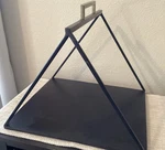 Hearth & Hand With Magnolia Collection Black Metal Fireplace Log Holder Decor. Fixed Price $20.00.