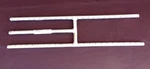 American Glass Fireplace H-burner 24" X 6" Stainless Steel Finish SS-H-24. Fixed Price $56.05.