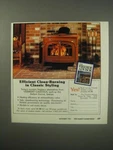 1990 Vermont Castings Defiant Encore Fireplace Alternative Ad - Efficient. Fixed Price $19.99.