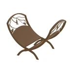 Panacea Colonial Brown Powder Coated Metal Log Rack. Fixed Price $83.64.