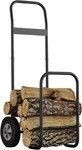 Beauty Firewood Log Cart Carrier Outdoor And Indoor Rack Storage Mover. Fixed Price $85.12.