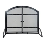 Pleasant Hearth Fireplace Screen 1-PANEL Black Steel Doors 39"L Magnetic Closure. Fixed Price $114.44.