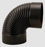 Imperial 6" Heavy Duty Black Stove Pipe Corrugated 90 Elbow 24 Gauge BM0023. Fixed Price $26.59.