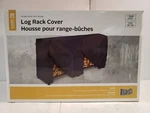 Classic Accessories 8' Log Rack Cover, Large, Black. Fixed Price $49.99.