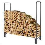 4'FIREWOOD Rack Log Holder Storage Weather Resistant For Fireplace Backyard. Fixed Price $40.19.
