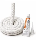 Quadra-fire Stove Door Gasket Kit 7/8" X 8' Silicone CB1200 1200I DV44. Fixed Price $26.82.