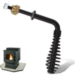 224-14042 Door Handle & Black Spring Compatible With Lopi Wood Stoves .... Fixed Price $39.58.