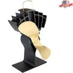 Classic Gold Heat Powered Wood Fan - Improved Air Circulation For Cozy Homes. Fixed Price $127.99.