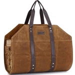 Canvas Firewood Log Carrier Bag, Waxed Durable Tote Of Fireplace Stove A.... Fixed Price $41.28.