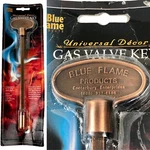 Blue Flame 8" Universal Key For 1/4" 5/16" Gas Valve Socket - Antique Copper. Fixed Price $17.00.
