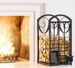 Kingson Firewood Rack Indoor Holders Fireplace Tool Outdoor Log Hol.... Fixed Price $100.15.