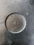 Jotul Nr 6 Cast Iron Pizzelle Maker, Hearts, Product Of Norway 8 Base. Fixed Price $80.00.