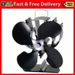 Voda 4-BLADE Heat Powered Stove Fan For Wood/log Burner/fireplace Increases 8.... Fixed Price $48.99.