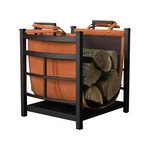Panacea Products 15245 Log Bin With Synthetic Leather Carrier - Quantity. Fixed Price $100.84.
