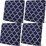 4 Pcs Waterproof Outdoor Cushion Covers For Patio Furniture Stretch C.... Fixed Price $46.79.