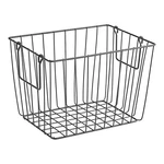 WB-315-MG Breeze 11.5X8.5X8" Rectangular Metal Gray Basket With Swinging Handle. Fixed Price $8.08.