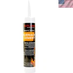 Rutland 10.3 Oz Black Furnace Cement - Ideal For Stoves High Heat Repairs. Fixed Price $27.89.