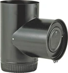 New Us Stove BD-06 6" Blk Pipe Draft Control Damper Barometric Tee 3987492. Fixed Price $61.99.