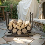 Idzo 17IN Decorative Heavy Duty Firewood Storage Log Rack Du.... Fixed Price $68.84.