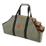 White Duck Firewood Log Carriers, Boat Shape, Olive, 26INX17INX9IN, FBA-CLB-3416. Fixed Price $44.98.