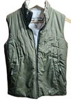 Cowgirl Tuff Reversible Quilted Vest Womens Small Olive Off White Liner Full Zip. Fixed Price $14.99.