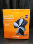 Galafire 4-BLADES Heat Powered Wood Stove Fan + Magnetic Thermometer N429 Black. Fixed Price $37.53.