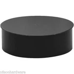 (1)-BLACK 6" 24 Ga Furnace Stove Pipe Tee Cap Imperial Mfg BM0029. Fixed Price $27.89.