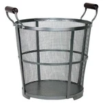 Panacea 15704 Antique Iron Round Basket Log Bin. Fixed Price $120.54.