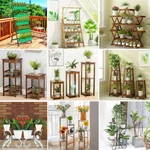 Metal/wooden Multi Tiered Plant Pot Stand Flowers Greener Indoor Outdoor Display. Fixed Price $38.92.
