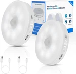 Improved Led Rechargeable Motion Sensor Light Indoor, Bright & Long-lasting Batt. Fixed Price $29.95.