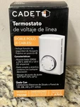 Cadet T522-W Wall Mounted Double-pole Thermostat White. Fixed Price $21.60.