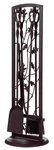 Panacea Colonial Brown Powder Coated Steel Fireplace Tool Set. Fixed Price $73.78.