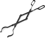 Outdoor Campfire Fireplace Tongs, 26" Long, Log Grabber, Black. Fixed Price $24.97.