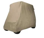 Golf Cart Quick-fit Cover Fits Most Two-person Cars Up To 60''L Roof Khaki. Fixed Price $156.99.
