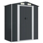 Spacious Galvanized Steel Garden Shed With Lockable Door Vidaxl. Fixed Price $359.99.