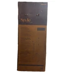 Style Selections Log Rack With Fireplace Tool Set, Black Finish #781476. Fixed Price $22.49.