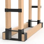 Racks Outdoor,firewood Holder Lumber Storage Rack, Adjustable Any.... Fixed Price $50.72.