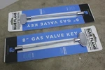 Blue Flame 8 Universal Gas Valve Key Satin Chrome. Fixed Price $22.00.