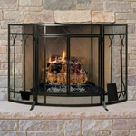 Pleasant Hearth FA498ST Curved Screen With Tools, Black *free Shipping*. Fixed Price $159.99.
